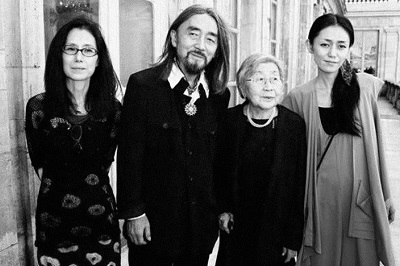 Yamamoto along with his wife and family members. Know about Yojhi's personal life, affairs, wife, children, marriage